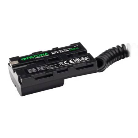 PATONA 9415 Premium - adapter zasilania, akumulatora, tył